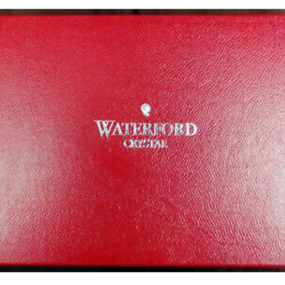 WATERFORD Star Candlestick One Pair NIB made Ireland #108046 Never Used - Picture 3 of 4